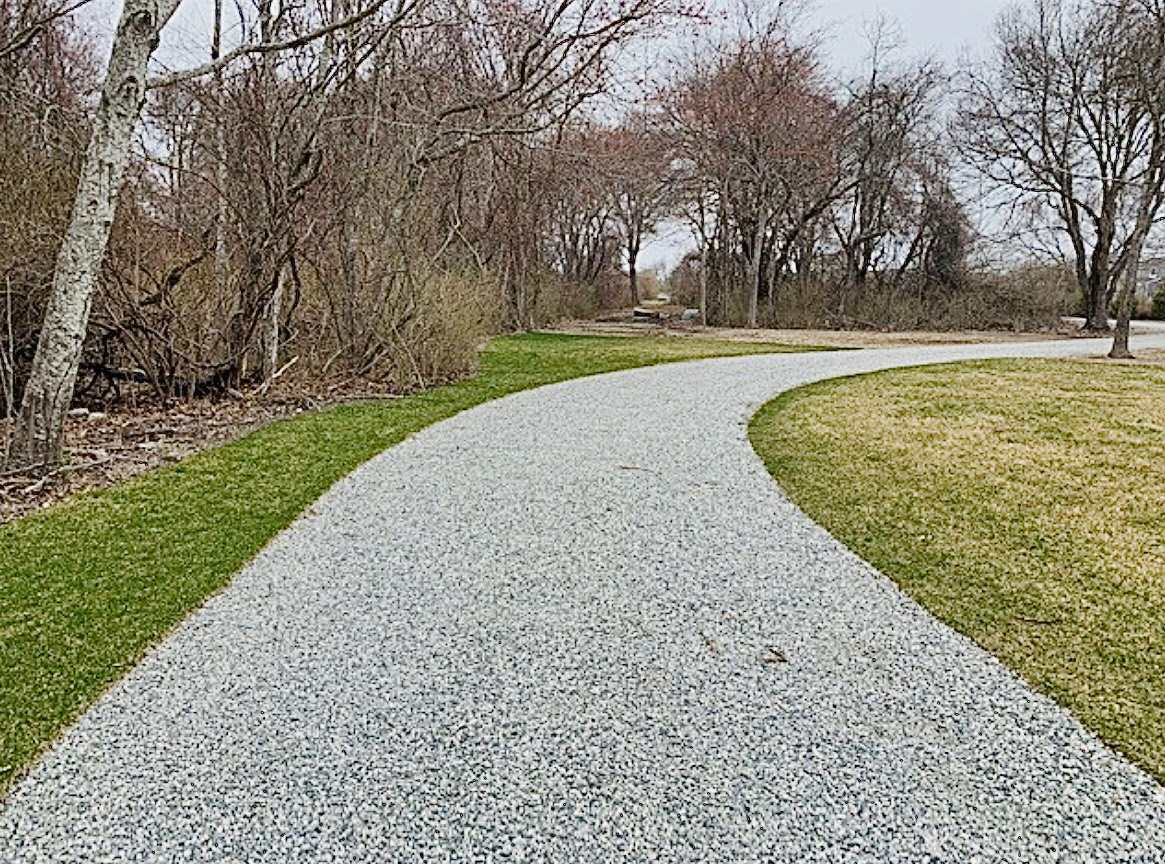 Rock driveway installation in Central Iowa